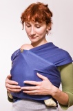 Chusta do noszenia dzieci, elastyczna - Lapis	Lazuli - rozmiar L