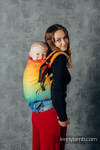 LennyPreschool Tragehilfe, Größe Preschool, Jacquardwebung, 100% Baumwolle - RAINBOW LOTUS 