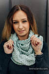 LennyScarf - 46% Baumwolle, 31 % Seide, 23 % Bambus Viskose - Trinity Creme & Minze-Farbe