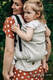 LennyPreschool Carrier, Preschool Size, jacquard weave 100% linen - ARROW - WHISPER #babywearing