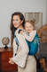Lenny Buckle Onbuhimo PRO baby carrier, preschool size, broken-twill weave (100% cotton) - AIRGLOW #babywearing