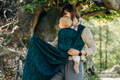 Fascia portabebè, tessitura Jacquard (63% cotone, 37% lana merinos) - ZEBRA - SAVANNA - taglia S #babywearing
