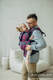 Mochila LennyPreschool, talla preschool, tejido jaqurad (45% seda tusor, 32% algodón peinado, 16% lana merino, 5% seda, 2% cachemira) - EXPERIMENT no. 29 #babywearing