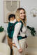 LennyPreschool Tragehilfe, Größe Preschool, Fischgrätmuster, 100% Baumwolle - EMERALD #babywearing