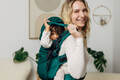 LennyPreschool Tragehilfe, Größe Preschool, Fischgrätmuster, 100% Baumwolle - EMERALD #babywearing