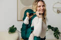 LennyPreschool Tragehilfe, Größe Preschool, Fischgrätmuster, 100% Baumwolle - EMERALD #babywearing