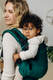 LennyPreschool Tragehilfe, Größe Preschool, Fischgrätmuster, 100% Baumwolle - EMERALD #babywearing