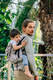 LennyPreschool Carrier, Preschool Size, jacquard weave (55% cotton, 45% TENCEL Lyocell) - HEXAFLOWERS - MIRROR #babywearing