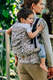LennyPreschool Carrier, Preschool Size, jacquard weave (55% cotton, 45% TENCEL Lyocell) - HEXAFLOWERS - MIRROR #babywearing