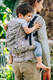 LennyPreschool Carrier, Preschool Size, jacquard weave (55% cotton, 45% TENCEL Lyocell) - HEXAFLOWERS - MIRROR #babywearing