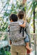 LennyPreschool Carrier, Preschool Size, jacquard weave (55% cotton, 45% TENCEL Lyocell) - HEXAFLOWERS - MIRROR #babywearing