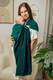 Ring Sling - EMERALD - 100% Cotton - Herringbone Weave -  with gathered shoulder - standard 1.8m #babywearing