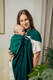 Ring Sling - EMERALD - 100% Cotton - Herringbone Weave -  with gathered shoulder - standard 1.8m #babywearing