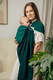 Ring Sling - EMERALD - 100% Cotton - Herringbone Weave -  with gathered shoulder - standard 1.8m #babywearing