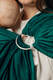 Ring Sling - EMERALD - 100% Cotton - Herringbone Weave -  with gathered shoulder - standard 1.8m #babywearing