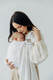 Ringsling, Maat Standaard 1,8 m, VIRIDIFLORA  - MILKY WAY #babywearing