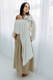 Ringsling, Maat Standaard 1,8 m, VIRIDIFLORA  - MILKY WAY #babywearing