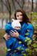 Babywearing Coat - size L - blue #babywearing