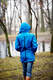 Babywearing Coat - size L - blue #babywearing