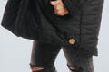 Two-sided Babywearing Parka Coat - size 6XL - Black - Black #babywearing