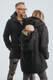 Two-sided Babywearing Parka Coat - size 6XL - Black - Black #babywearing