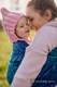 Żakardowa chusta do noszenia dzieci, bawełna - PAWI OGON - PROWANSJA - rozmiar M #babywearing