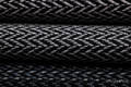 Chusta do noszenia dzieci, tkana splotem jodełkowym, bawełna - MAŁA JODEŁKA OMBRE SZARY  - rozmiar S #babywearing