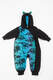 Bear Romper - size 104 - Black & Jurassic  #babywearing