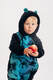 Bear Romper - size 104 - Black & Jurassic  #babywearing