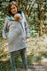 Asymmetrischer Pullover - Graue Melange mit Peacock's Tail Fantas - Größe XXL #babywearing