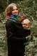 Babywearing Sweatshirt 3.0 - Black with Symphony Rainbow Dark - size 4XL #babywearing