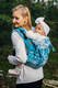 Onbuhimo de Lenny, taille standard, jacquard, (51% Coton, 30% Laine Mérinos, 10% Soie, 5% Cachemire, 4% Fil Métallisé) - SYMPHONY - ICY #babywearing