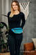 Sac banane en retailles d’écharpes, (100% coton) - PEACOCK’S TAIL - FANTASY #babywearing