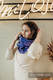 Snood Scarf (Outer fabric - 65% cotton 25% linen 10% tussah silk; Lining - 100% cotton) - SPACE LACE & SUGILITE #babywearing