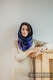 Snood Scarf (Outer fabric - 65% cotton 25% linen 10% tussah silk; Lining - 100% cotton) - SPACE LACE & SUGILITE #babywearing
