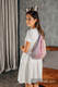 Sac à cordons en retailles d’écharpes (100% coton) - WILD WINE - VINEYARD - taille standard 32 cm x 43 cm #babywearing