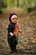 Jumpsuit für Kind - Größe 110 - Schwarz mit Rainbow Lotus #babywearing