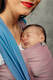 Vevd bæresjal, Størrelse Størrelse 5 (S - 4,2 m), MY FIRST - FLUORITE (Andre sortering) #babywearing