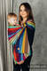 Ringsling, Broken twill Weave (100% cotton), with gathered shoulder - CAROUSEL OF COLORS - standard 1.8m #babywearing