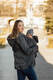 Manteau de portage - Softshell - Gris - taille L #babywearing