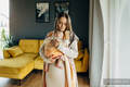 Chusta tkana, splot żakardowy, (100% bawełna) - NOVA - WOLNY DUCH MARYSIA  - rozmiar XS #babywearing