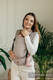 My First Baby Carrier - LennyLight, Standard Size, herringbone weave 100% cotton - LITTLE HERRINGBONE ALMOND #babywearing