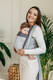 Mein Erstes Tragetuch, Kreuzköper-Bindung (100% Baumwolle) - COOL GREY - Größe XS #babywearing