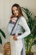 Mein Erstes Tragetuch, Kreuzköper-Bindung (100% Baumwolle) - COOL GREY - Größe XS #babywearing