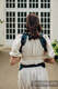 Mochila LennyLight, talla estándar, tejido jaqurad (54% algodón, 46% TENCEL) - RAINFOREST - NOCTURNAL #babywearing