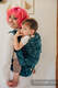 Nosidełko LennyPreschool  z tkaniny żakardowej (51% Bawełna 49% Jedwab), rozmiar preschool - DZIKIE WINO - IVY #babywearing