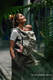 LennyUpGrade Carrier, Standard Size, jacquard weave, 55% cotton, 45% linen - WILD WINE - PATH #babywearing