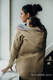 Asymmetrischer Pullover - Beige mit Wild Wine - Vineyard - Größe XXL #babywearing