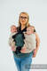 Nosidełko LennyTwin z tkaniny skośno-krzyżowej 100% bawełna, rozmiar standard - PEANUT BUTTER #babywearing