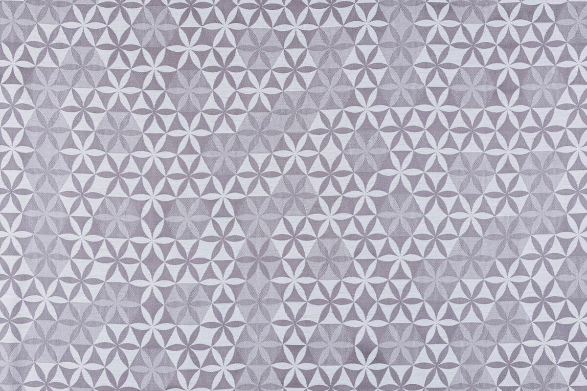LennyPreschool Carrier, Preschool Size, jacquard weave (55% cotton, 45% TENCEL Lyocell) - HEXAFLOWERS - MIRROR #babywearing